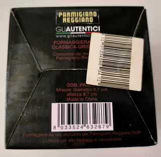 Formaggiera Parmigiano Reggiano in ceramica