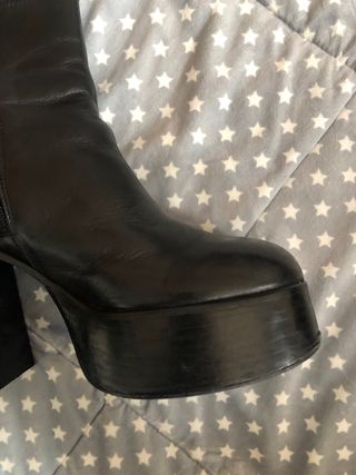 Botines Zara Piel Plataforma