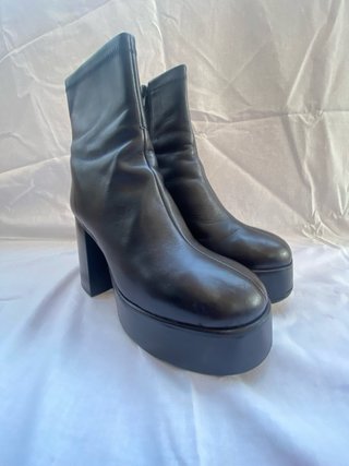 Botines Zara Piel Plataforma