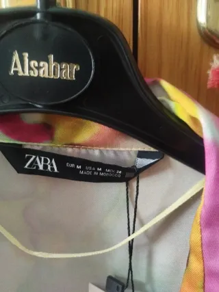 Blusa Zara Multicolor Talla M