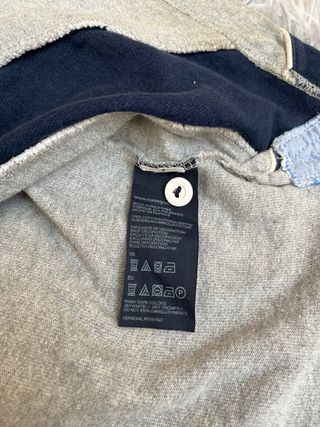 Polo Rugby Tommy Hilfiger 90s Gris/Azul