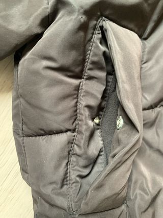 Abrigo acolchado Pull&Bear negro