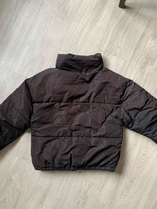 Abrigo acolchado Pull&Bear negro