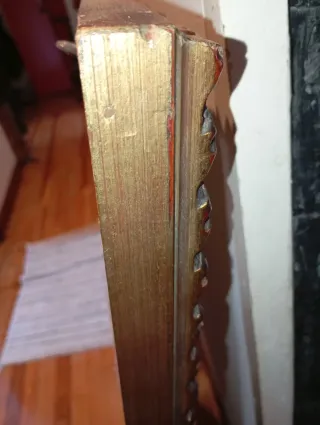 Espejo Vintage Madera y Cristal Años 60