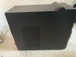 Ordenador Acer Negro y pantalla samsung