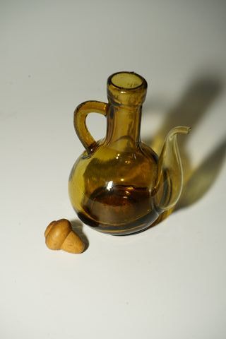 Set Olio Aceto Vetro Legno Design