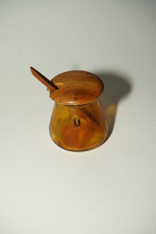 Set Olio Aceto Vetro Legno Design