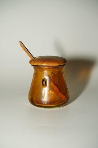 Set Olio Aceto Vetro Legno Design