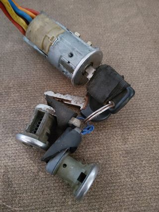 Conjunto Canhão Ignição e Portas Renault Express