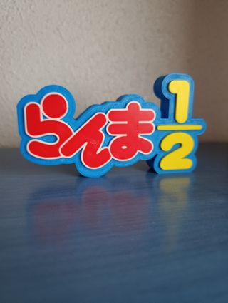 Letreros 3D anime manga japones