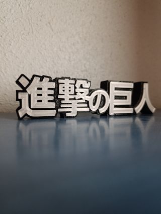 Letreros 3D anime manga japones