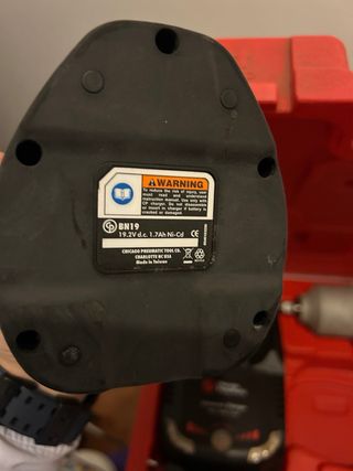 Pistola Impacto Batería Chicago Pneumatic nueva