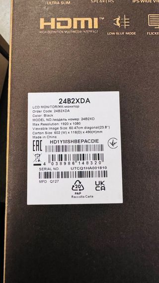 Monitor AOC 24 LCD B2 Series 24B2XDA