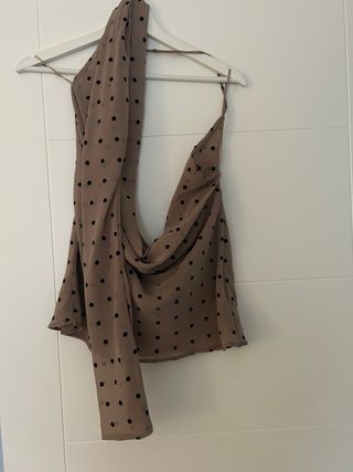 Top lunares Zara Talla L