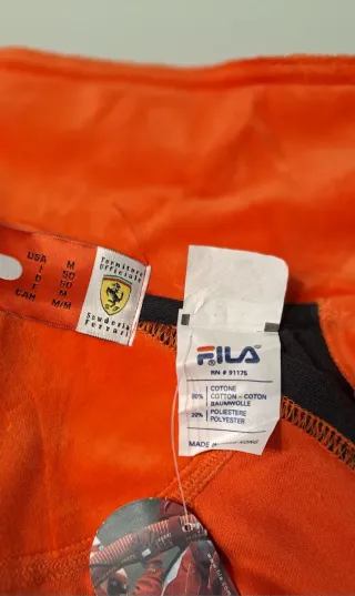 Tuta Ferrari ciniglia rossa e nera