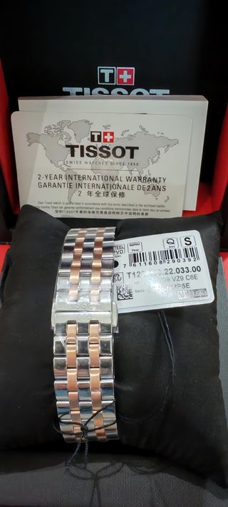 Reloj Tissot Carson 40mm Oro y Plata