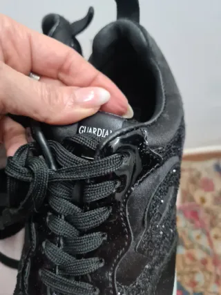 Scarpe Alberto Guardiani glitter nere