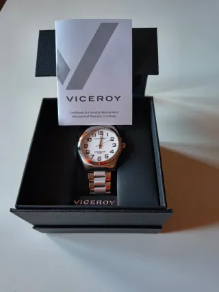 Reloj Viceroy Plata y Blanco
