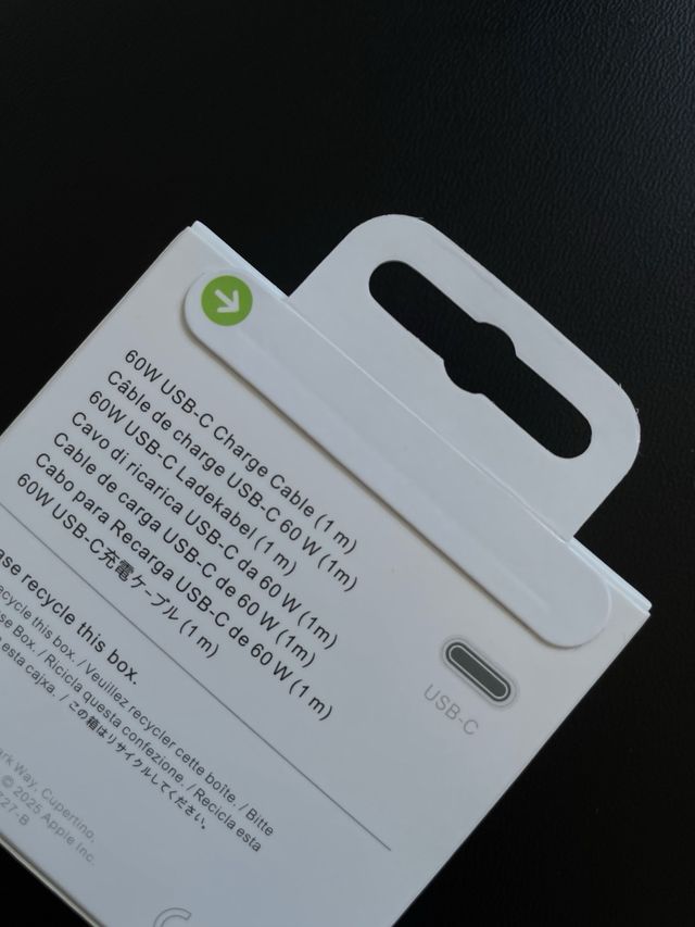 Cavo di Ricarica Rapida Apple USB-C per iPhone Nuovo