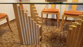 Mesa comedor + 6 sillas+ mesa de centro