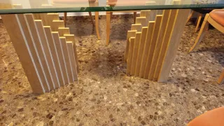 Mesa comedor + 6 sillas+ mesa de centro