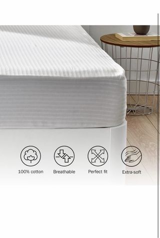 Protector Colchón Pikolin 100% Algodón Blanco