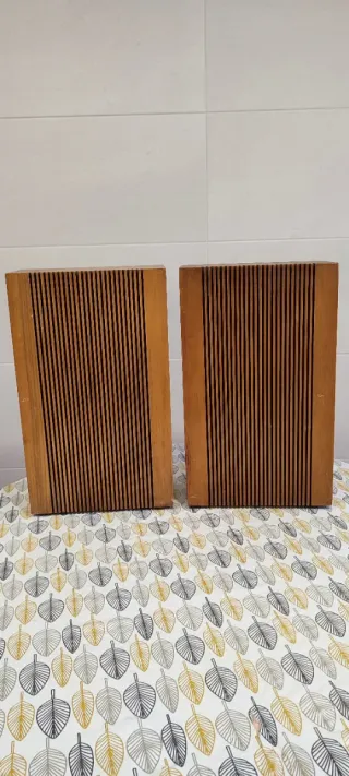 Altavoces Vintage Madera