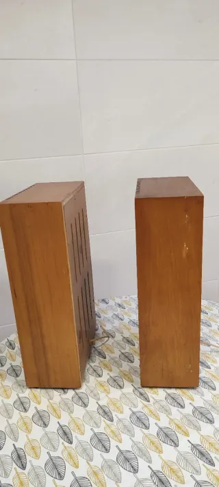 Altavoces Vintage Madera