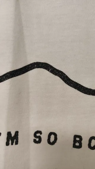 Camisón Oysho blanco estampado fantasma