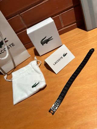 Pulsera Lacoste Negra