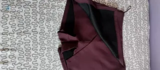 Falda pantalón Mango talla 36 granate. Nueva