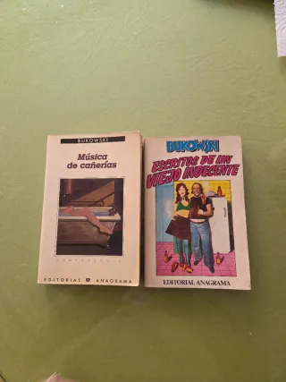 Lote 2 libros de Bukowski.