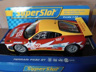Coche Superslot Ferrari F430 GT escala 1:32