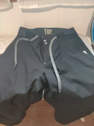 Pantalón Esquí Snowboard Negro Talla S