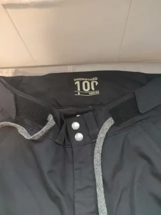 Pantalón Esquí Snowboard Negro Talla S