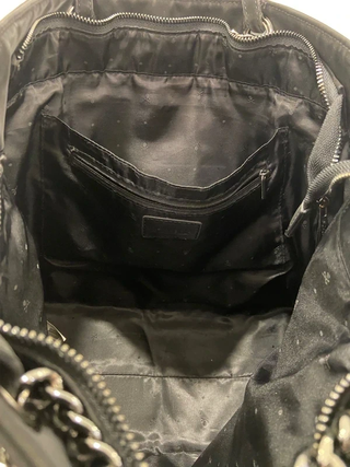 Bolso Shopper Scalpers Negro Cadena Calavera