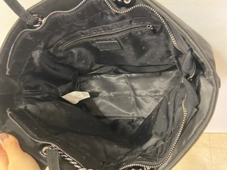 Bolso Shopper Scalpers Negro Cadena Calavera