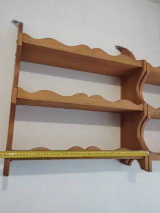 Estanterías rústicas de madera