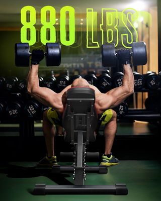 Banco Pesas Ajustable YOLEO 6 en 1