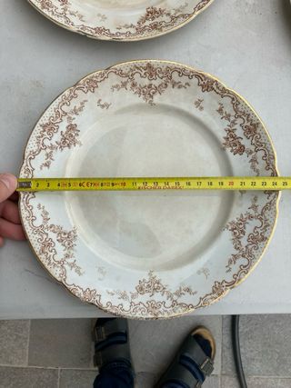 6 Piatti da muro Decorativi Porcellana