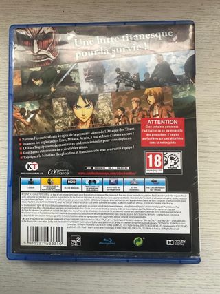 Attack on Titan Wings of Freedom PS4