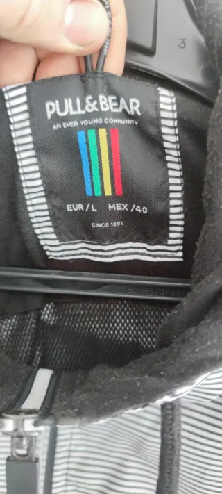 Cortavientos Pull and Bear rayas multicolor