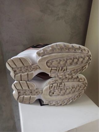 Scarpe Fila donna oro rosa e nere