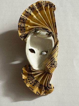 Spilla maschera veneziana vintage