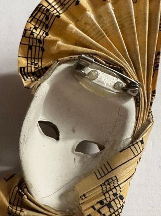 Spilla maschera veneziana vintage