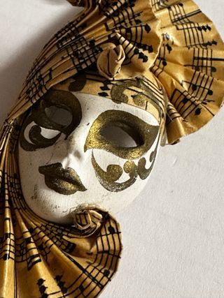 Spilla maschera veneziana vintage