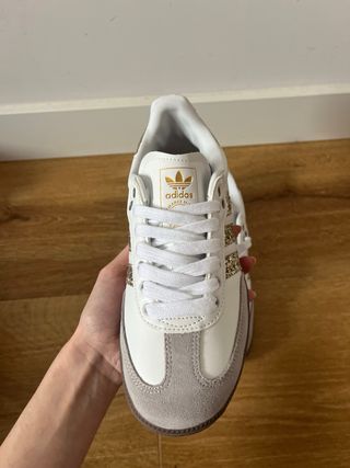 Adidas Samba Doradas Brillantes Talla 37