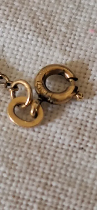 Catenina 12k Oro gold filled  con Perle