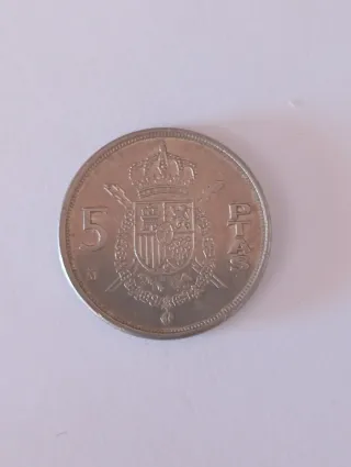 Moneda 5 Pesetas Juan Carlos I 1989