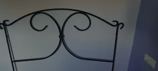 Cabecero forja negro 1.35